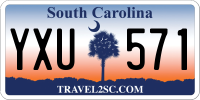 SC license plate YXU571