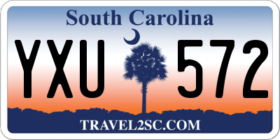 SC license plate YXU572