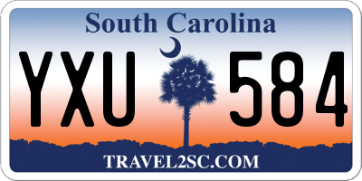 SC license plate YXU584