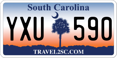 SC license plate YXU590