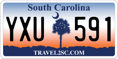 SC license plate YXU591