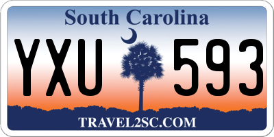 SC license plate YXU593