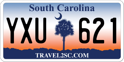SC license plate YXU621