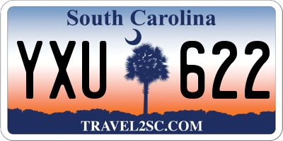 SC license plate YXU622