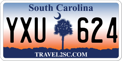 SC license plate YXU624