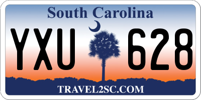 SC license plate YXU628