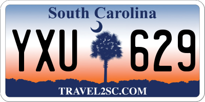SC license plate YXU629