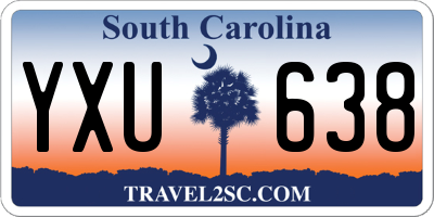 SC license plate YXU638