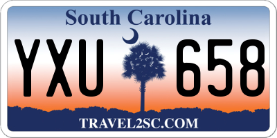 SC license plate YXU658