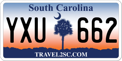 SC license plate YXU662