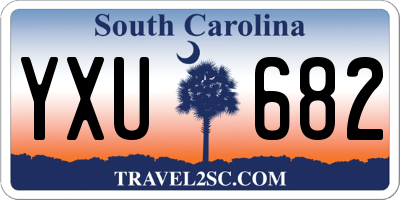 SC license plate YXU682