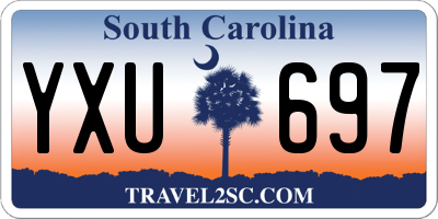 SC license plate YXU697