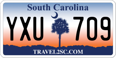 SC license plate YXU709