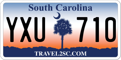 SC license plate YXU710