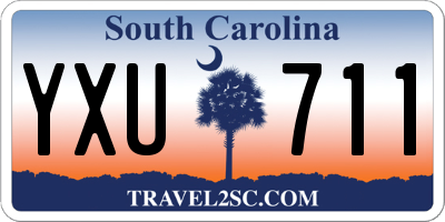 SC license plate YXU711