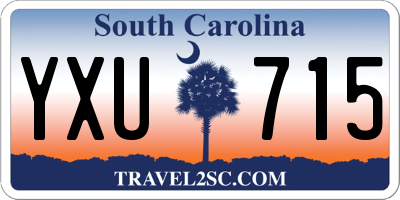 SC license plate YXU715