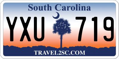 SC license plate YXU719