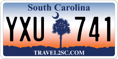 SC license plate YXU741