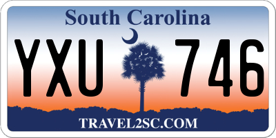SC license plate YXU746
