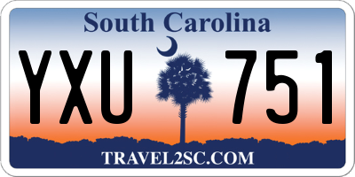 SC license plate YXU751