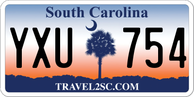 SC license plate YXU754