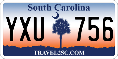 SC license plate YXU756