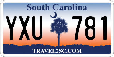 SC license plate YXU781