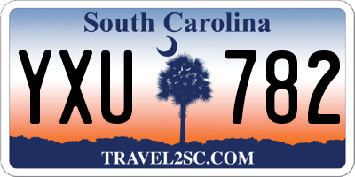 SC license plate YXU782