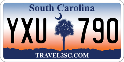 SC license plate YXU790