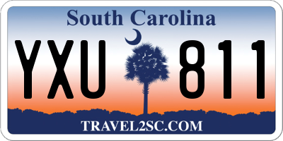 SC license plate YXU811