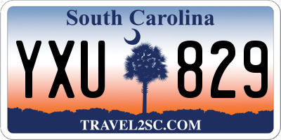 SC license plate YXU829