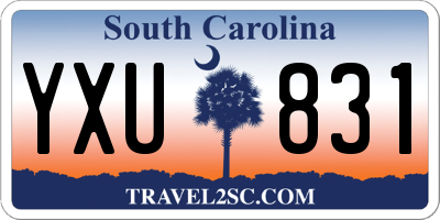 SC license plate YXU831