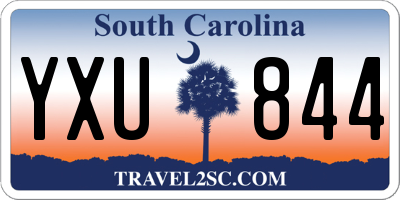 SC license plate YXU844