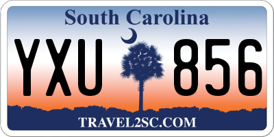 SC license plate YXU856