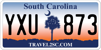 SC license plate YXU873