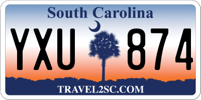 SC license plate YXU874