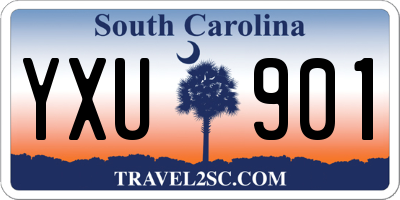 SC license plate YXU901
