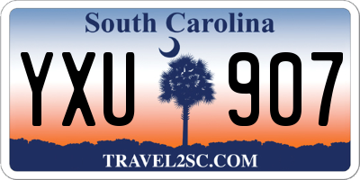 SC license plate YXU907