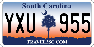 SC license plate YXU955