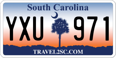 SC license plate YXU971