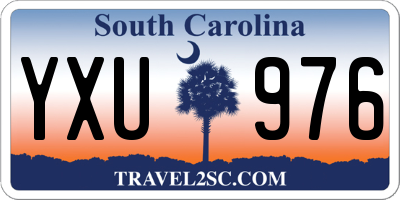 SC license plate YXU976