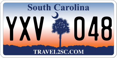 SC license plate YXV048