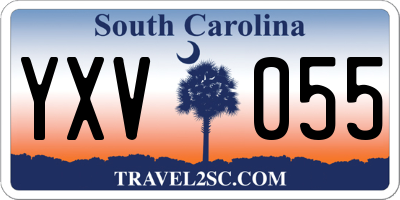 SC license plate YXV055