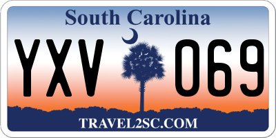 SC license plate YXV069