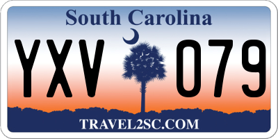 SC license plate YXV079