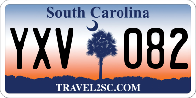 SC license plate YXV082