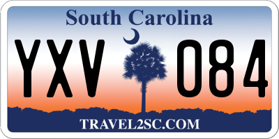 SC license plate YXV084