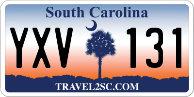 SC license plate YXV131