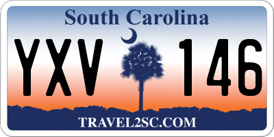 SC license plate YXV146