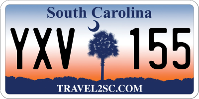 SC license plate YXV155